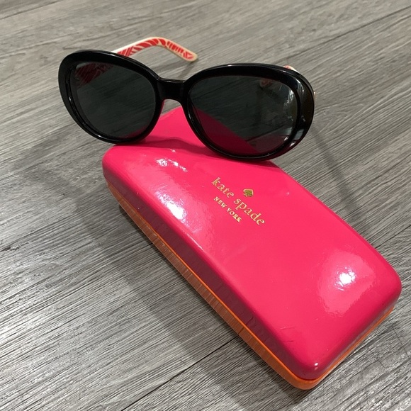 Kate‎ Spade New York Polarized Black Sunglasses X12P RA 53*17 135 2-3 main image 7